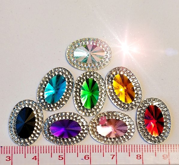 Resin Flatback Diamonds Drup druppel Diamand Strass Stenen
