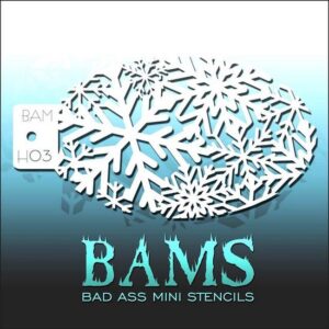 Bad Ass Mini Stencil BAM H03