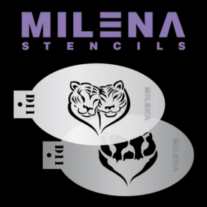 Events D12 Milena stencils Tijger Love stencil set