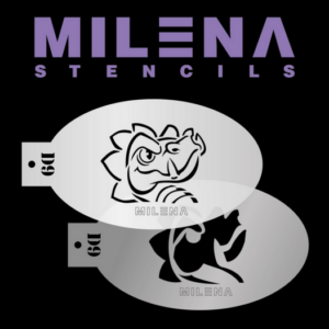 Events Milena stencils Draak D9 set