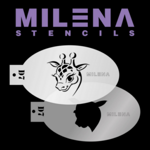 Events Milena stencils Girafje D7 set