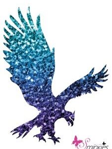 Eagle Glittertattoo Sjabloon Y-Body