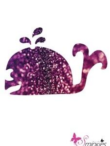 Whale glittertattoo sjabloon Y-Body
