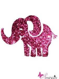 Elephant glittertattoo sjabloon Y-Body
