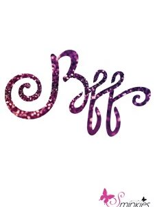 Bff glittertattoo sjabloon Y-Body