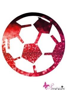 Voetbal glittertattoo sjabloon Y-Body