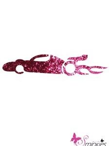 Race car glittertattoo sjabloon Y-Body