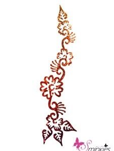 Bride henna Glittertattoo Sjabloon Y-Body