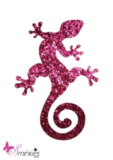 Gecko Glittertattoo Sjabloon Y-Body