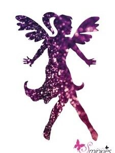Fairy girl Glittertattoo Sjabloon Y-Body
